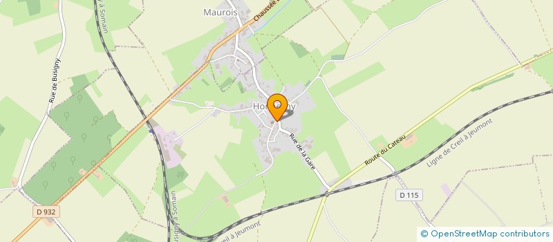 localisation de l'entreprise ASSOCIATION POUR LA MISE EN VALEUR DU PATRIMOINE DE L'EGLISE DE BERTRY  BERTRY