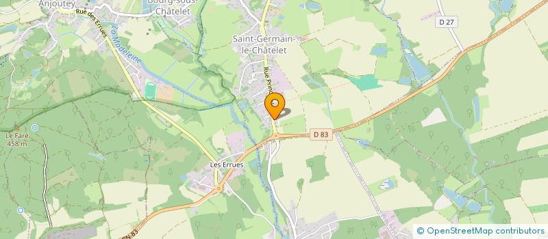 localisation de l'entreprise ASSOCIATION POUR LA MOBILISATION DE L'INDIVIDU PAR LA MEDIATION ANIMALE  SAINT-GERMAIN-LE-CHATELET