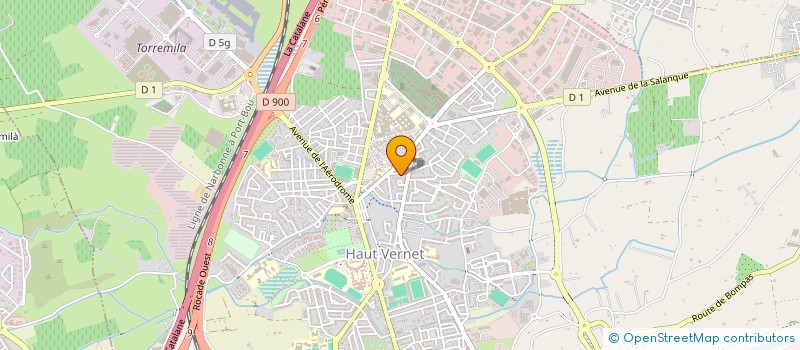 localisation de l'entreprise ASSOCIATION POUR LA MOBILITE ELECTRIQUE 66 à PERPIGNAN