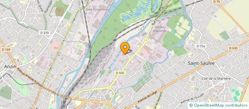 localisation de l'entreprise ASSOCIATION POUR LA MORALE L'AMITIE LA DIGNITE L'EGALITE L'UNION ET LA SOLIDARITE  VALENCIENNES