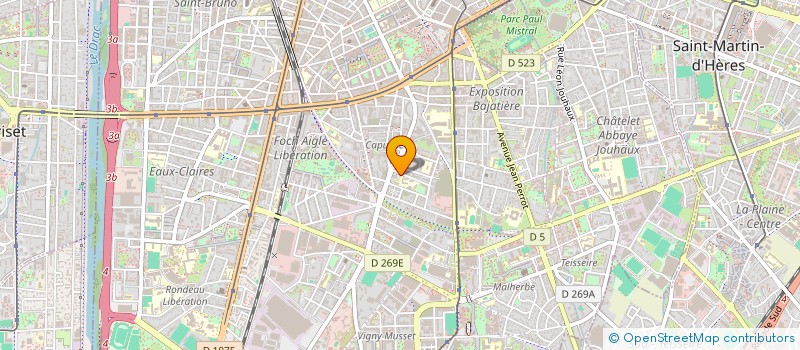 localisation de l'entreprise ASSOCIATION POUR LA MUSIQUE à GRENOBLE