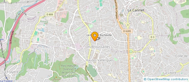 localisation de l'entreprise ASSOCIATION POUR LA MUTUALISATION ET LA PROMOTION DES ETUDES, RECHERCHES ET STRATEGIES (AMPERS)  CANNES