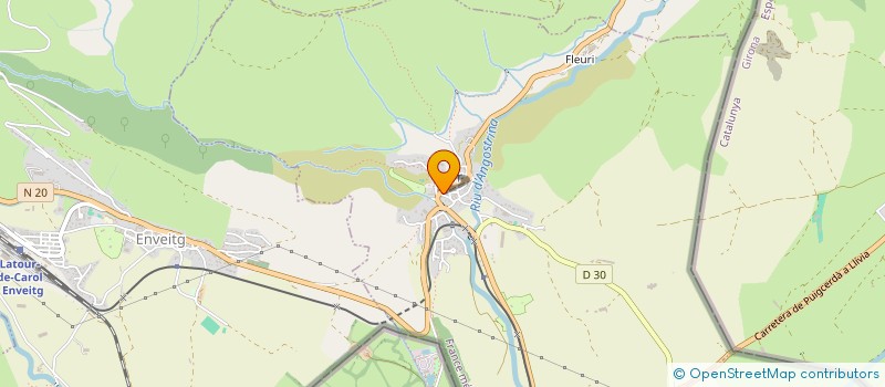 localisation de l'entreprise ASSOCIATION POUR LA PERFORMANCE DES JEUNES BIATHLETES PYRENEENS  UR