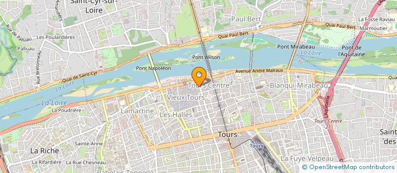 localisation de l'entreprise ASSOCIATION POUR LA PERMANENCE DES SOINS ET LES URGENCES MEDICALES à TOURS