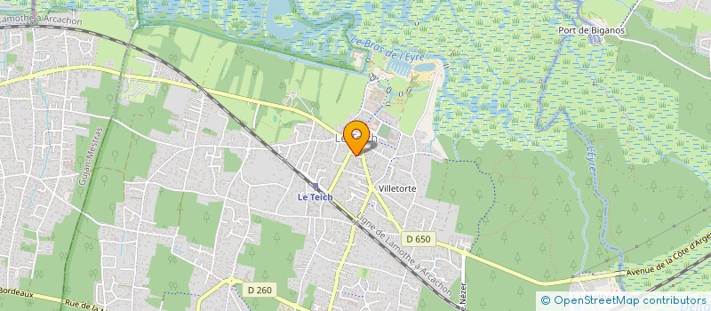 localisation de l'entreprise ASSOCIATION POUR LA PETITE ENFANCE à LE TEICH
