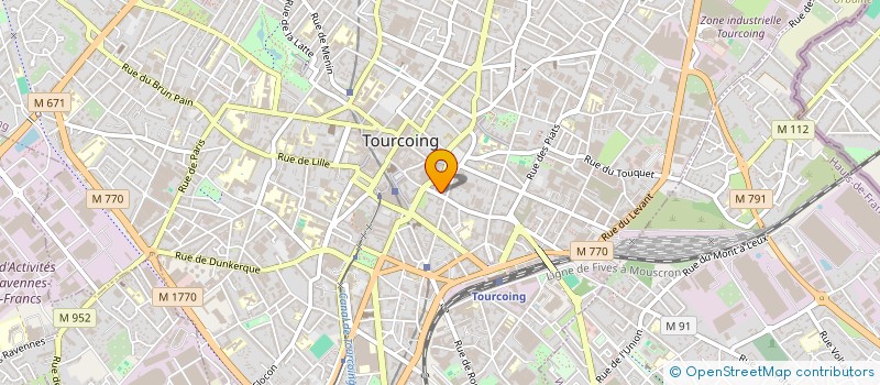 localisation de l'entreprise ASSOCIATION POUR LA PREFORMATION à TOURCOING