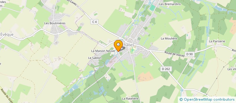localisation de l'entreprise ASSOCIATION POUR LA PRESERVATION DE L'ABEILLE SARTHOISE  CHALLES