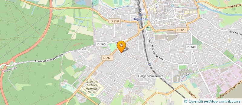 localisation de l'entreprise ASSOCIATION POUR LA PRESERVATION DU CIMETIERE ISRAELITE D'ETTENDORF A.P.C.I.E  HAGUENAU