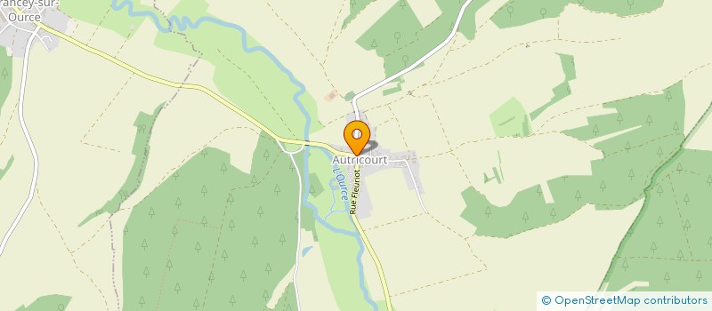 localisation de l'entreprise ASSOCIATION POUR LA PRESERVATION DU PATRIMOINE COMMUNAL D'AUTRICOURT  AUTRICOURT