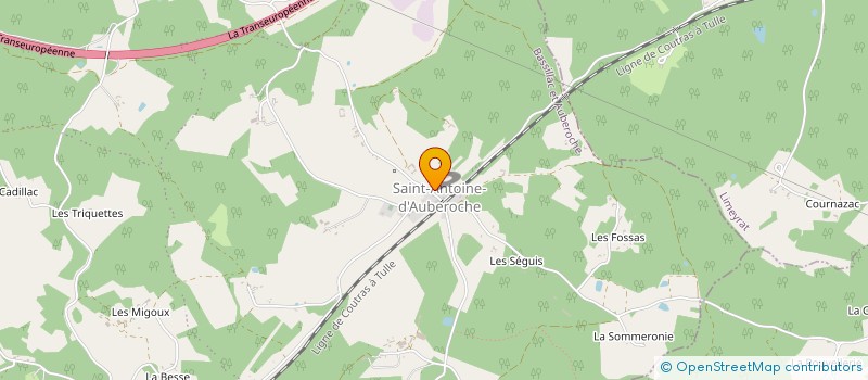 localisation de l'entreprise ASSOCIATION POUR LA PRESERVATION DU PATRIMOINE ET DE L'ENVIRONNEMENT DU PAYS D'AUBEROCHE  BASSILLAC ET AUBEROCHE