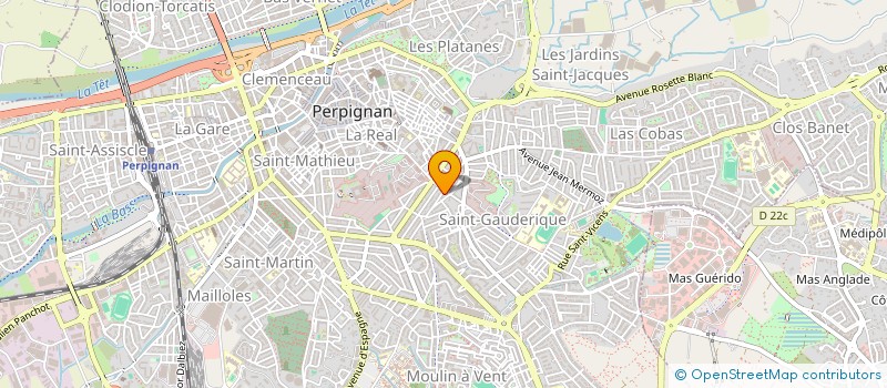 localisation de l'entreprise ASSOCIATION POUR LA PRESERVATION ET LA DIFFUSION DE LA CULTURE TIBETAINE (ACT) à PERPIGNAN