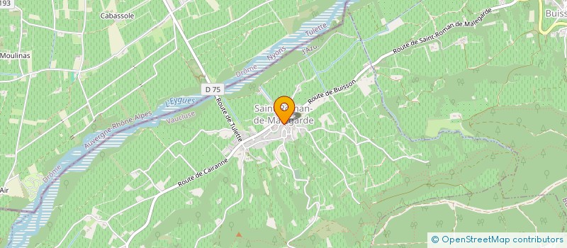 localisation de l'entreprise ASSOCIATION POUR LA PRESERVATION ET LA VALORISATION DE SAINT ROMAN DE MALEGARDE  SAINT-ROMAN-DE-MALEGARDE