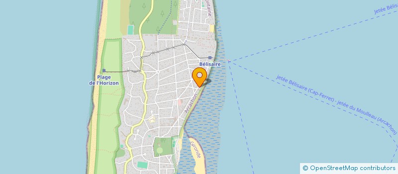 localisation de l'entreprise ASSOCIATION  POUR LA PRESQU'ILE  LEGE-CAP-FERRET