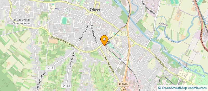 localisation de l'entreprise ASSOCIATION POUR LA PREVENTION EN PERINEOLOGIE DE L'AGGLOMERATION ORLEANAISE (APPAO) à OLIVET