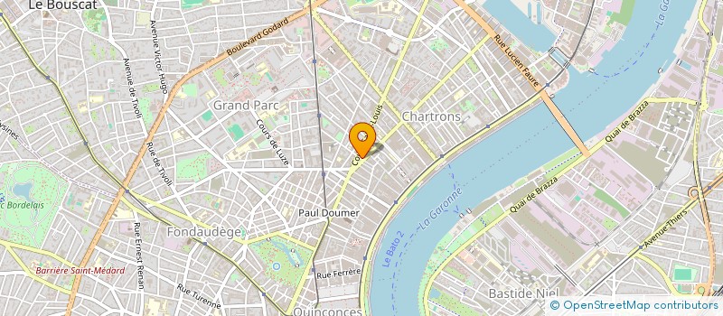 localisation de l'entreprise ASSOCIATION POUR LA PREVENTION ET LEDUCATION A LA SANTE BORDEAUX  BORDEAUX