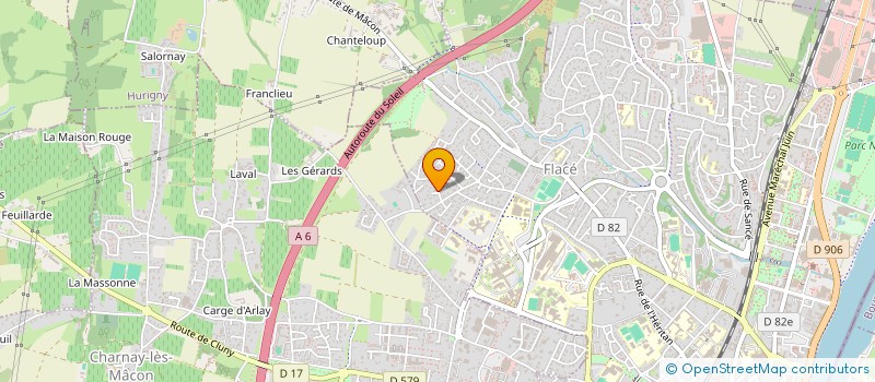 localisation de l'entreprise ASSOCIATION POUR LA PRODUCTION D'ENERGIES RENOUVELABLES LOCALES ET CITOYENNES DANS LE MACONNAIS à MACON