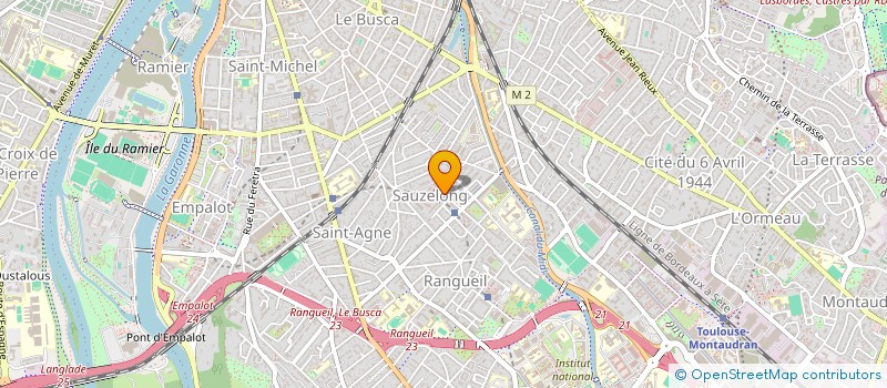 localisation de l'entreprise ASSOCIATION POUR LA PROMOTION D'ACTIVITES ET DE RENCONTRES EN LANGUES ETRANGERES (P.A.R.L.E.) à TOULOUSE