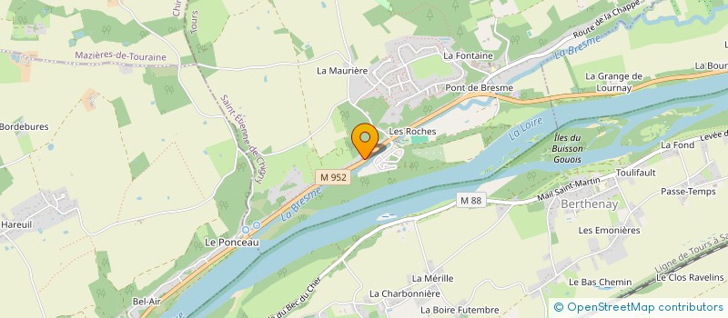 localisation de l'entreprise ASSOCIATION POUR LA PROMOTION D'ARTISTES EN TOURAINE  SAINT-ETIENNE-DE-CHIGNY