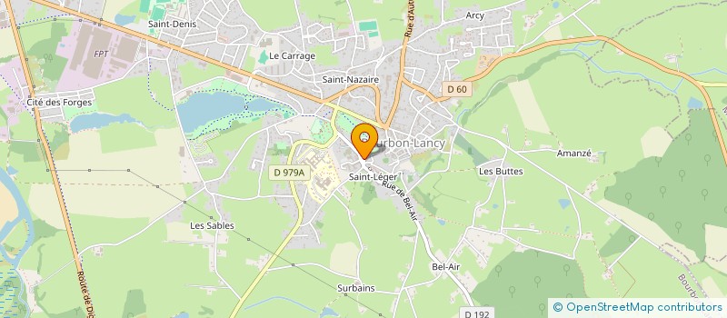 localisation de l'entreprise ASSOCIATION POUR LA PROMOTION D'UN NOUVEL EMPLOI SALARIE  BOURBON-LANCY