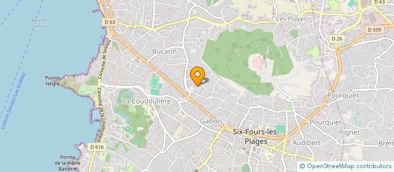 localisation de l'entreprise ASSOCIATION POUR LA PROMOTION D'UN SECRETARIAT D'ETAT A LA SECURITE CIVILE à SIX-FOURS-LES-PLAGES