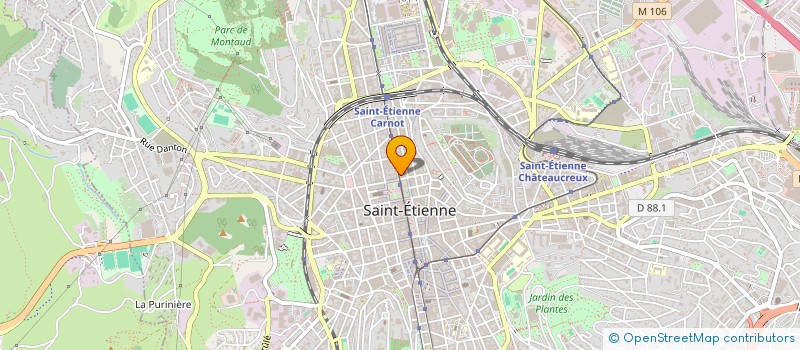 localisation de l'entreprise ASSOCIATION POUR LA PROMOTION DE L'ACC  SAINT-ETIENNE