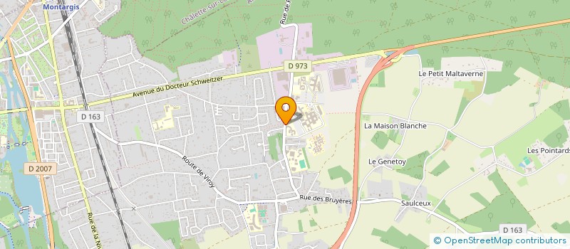 localisation de l'entreprise ASSOCIATION POUR LA PROMOTION DE L'ALLAITEMENT MATERNEL ET L'EPANOUISSEMENT DES ENFANTS HOSPITALISES DU MONTARGOIS à AMILLY