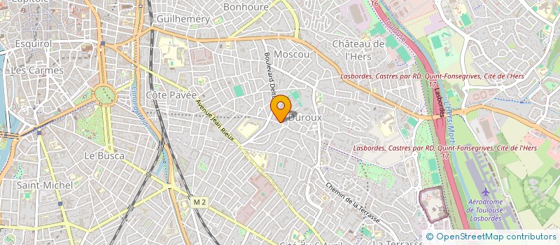 localisation de l'entreprise ASSOCIATION POUR LA PROMOTION DE L'APPRENTISSAGE DE L'ENSEIGNEMENT CATHOLIQUE TECHNIQUE EN OCCITANIE  TOULOUSE