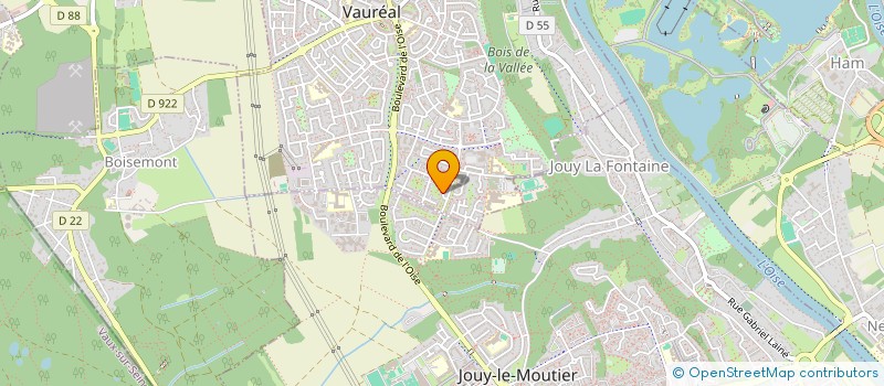 localisation de l'entreprise ASSOCIATION POUR LA PROMOTION DE L'ART CONTEMPORAIN AFRICAIN à VAUREAL