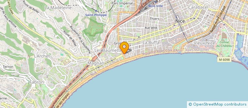 localisation de l'entreprise ASSOCIATION POUR LA PROMOTION DE L'ART PERSE EN FRANCE  NICE