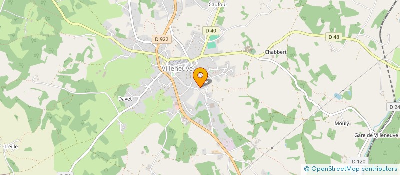 localisation de l'entreprise ASSOCIATION POUR LA PROMOTION DE L'EDUCATION THERAPEUTIQUE EN PAYS VILLEFRANCHOIS à VILLENEUVE