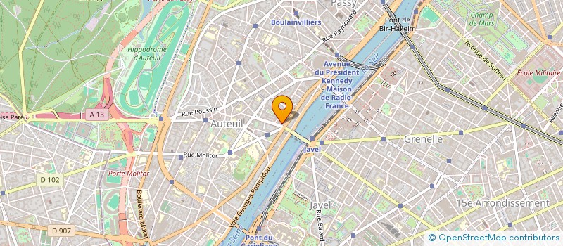 localisation de l'entreprise ASSOCIATION POUR LA PROMOTION DE L'EVALUATION DU BIEN ETRE PROFESSIONNEL  PARIS