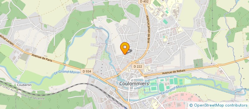 localisation de l'entreprise ASSOCIATION POUR LA PROMOTION DE L'ULM EN SEINE-ET-MARNE à COULOMMIERS