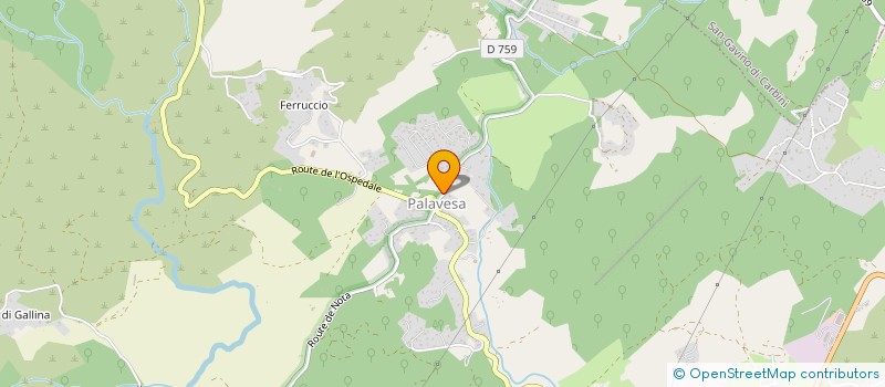 localisation de l'entreprise ASSOCIATION POUR LA PROMOTION DE LA BICYCLETTE BICYMEDIA  PORTO-VECCHIO