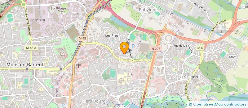localisation de l'entreprise ASSOCIATION POUR LA PROMOTION DE LA CITOYENNETE  VILLENEUVE-D'ASCQ