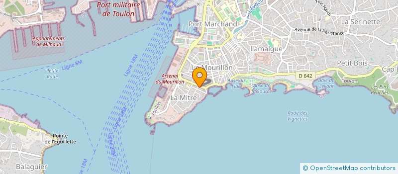 localisation de l'entreprise ASSOCIATION POUR LA PROMOTION DE LA CULTURE DES ARTS ET DE LA FETE (PRO-FETE)  TOULON