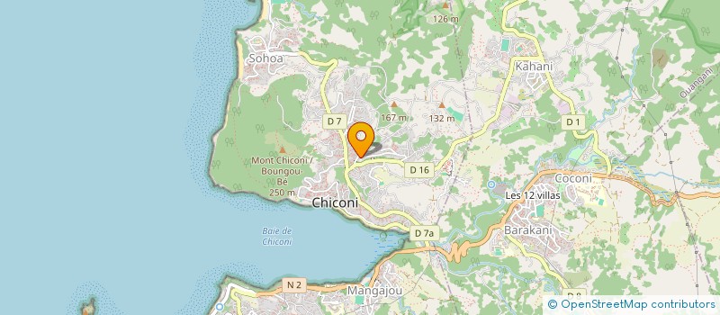 localisation de l'entreprise ASSOCIATION POUR LA PROMOTION DE LA CULTURE ET DES TRADITIONS DE LA COMMUNE DE CHICONI à CHICONI