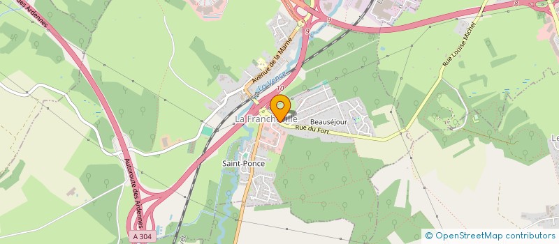 localisation de l'entreprise ASSOCIATION POUR LA PROMOTION DE LA CULTURE MAURITANIENNE KHAIMA  LA FRANCHEVILLE