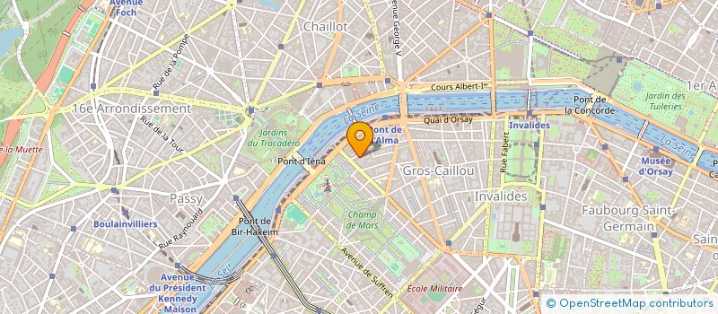 localisation de l'entreprise ASSOCIATION POUR LA PROMOTION DE LA DANSE A PARIS (APDP)  PARIS