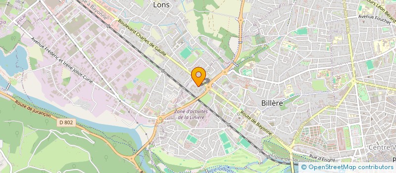 localisation de l'entreprise ASSOCIATION POUR LA PROMOTION DE LA METHODE PADOVAN  BILLERE