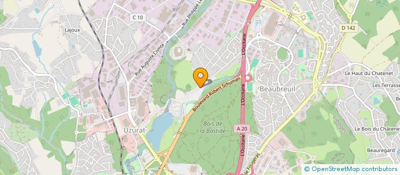 localisation de l'entreprise ASSOCIATION POUR LA PROMOTION DE LA PECHE A LA MOUCHE, LANCER ET ENVIRONNEMENT (APPMLE) à LIMOGES