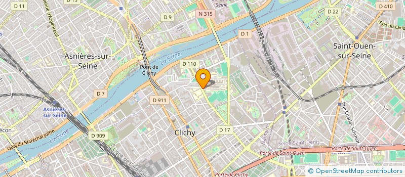 localisation de l'entreprise ASSOCIATION POUR LA PROMOTION DE LA RECHERCHE EN INFECTIOLOGIE ET MEDECINE INTERNE (APRIMI)  CLICHY