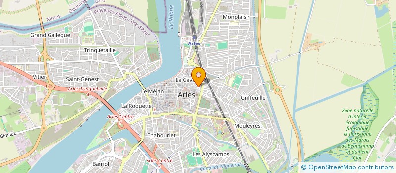 localisation de l'entreprise ASSOCIATION POUR LA PROMOTION DE LA RELIURE, RESTAURATION ET DES LOISIRS CREATIFS EN PAYS D'ARLES à ARLES