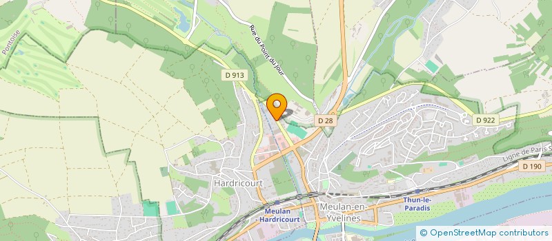 localisation de l'entreprise ASSOCIATION POUR LA PROMOTION DE LA REUSSITE EDUCATIVE ET SCOLAIRE  MEULAN-EN-YVELINES