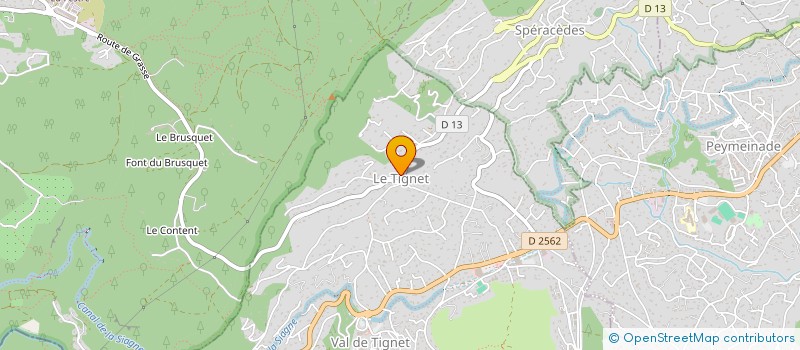 localisation de l'entreprise ASSOCIATION POUR LA PROMOTION DE LA TRANSPLANTATION RENALE EN PACA EST HAUTE CORSE à LE TIGNET