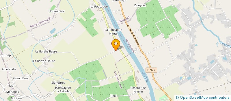 localisation de l'entreprise ASSOCIATION POUR LA PROMOTION DE LIZZ PLUM  ALBEFEUILLE-LAGARDE