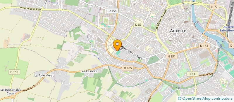 localisation de l'entreprise ASSOCIATION POUR LA PROMOTION DES ACTIONS CITOYENNES ET CULTURELLES à AUXERRE