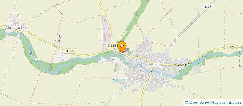 localisation de l'entreprise ASSOCIATION POUR LA PROMOTION DES ACTIVITES COOPERATIVES CULTURELLES ET SPORTIVES  DRICOURT