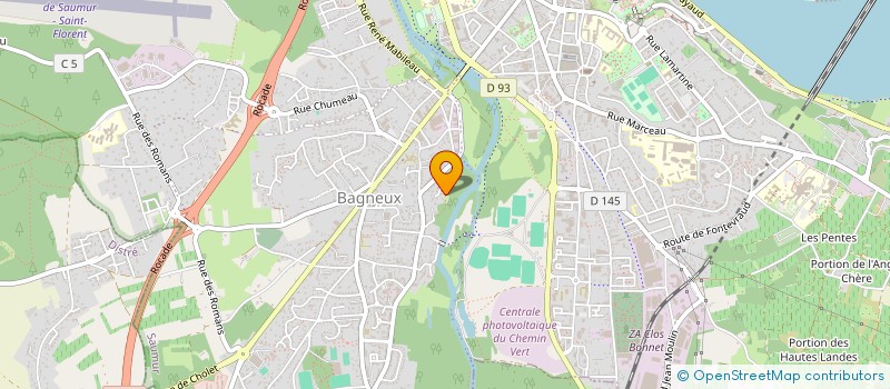 localisation de l'entreprise ASSOCIATION POUR LA PROMOTION DES ACTIVITES DE LOISIRS, ARTISTIQUES, CREATIONS, HOTICOLES ET ECOLOGIQUES  SAUMUR