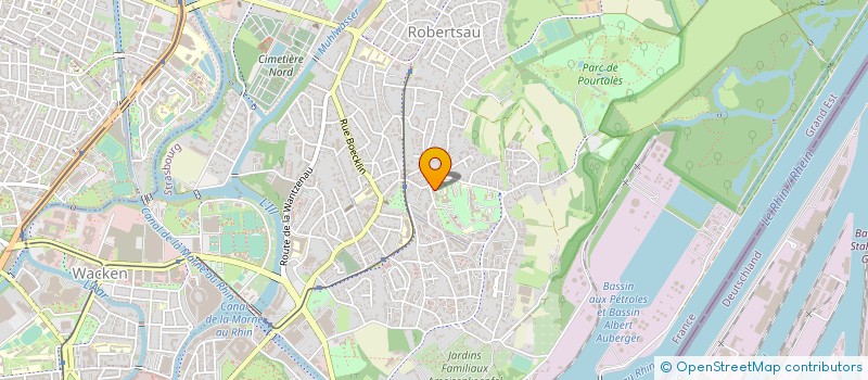 localisation de l'entreprise ASSOCIATION POUR LA PROMOTION DES ACTIVITES DES ASSOCIATIONS REGIONALES S'OCCUPANT DE LA MERE ET DE L'ENFANT à STRASBOURG