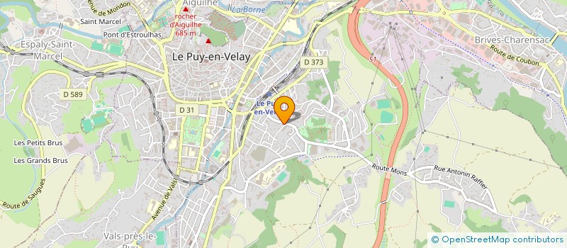 localisation de l'entreprise ASSOCIATION POUR LA PROMOTION DES GITANS ET DES VOYAGEURS EN HAUTE-LOIRE  LE PUY-EN-VELAY